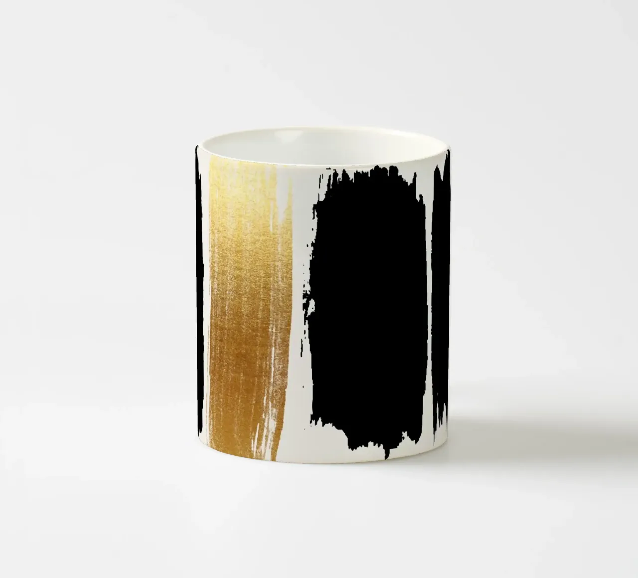 Pennellate tazza in ceramica da Rose Beck Art