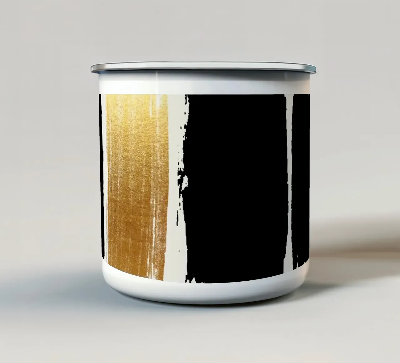 Pennellate tazza in smalto da Rose Beck Art