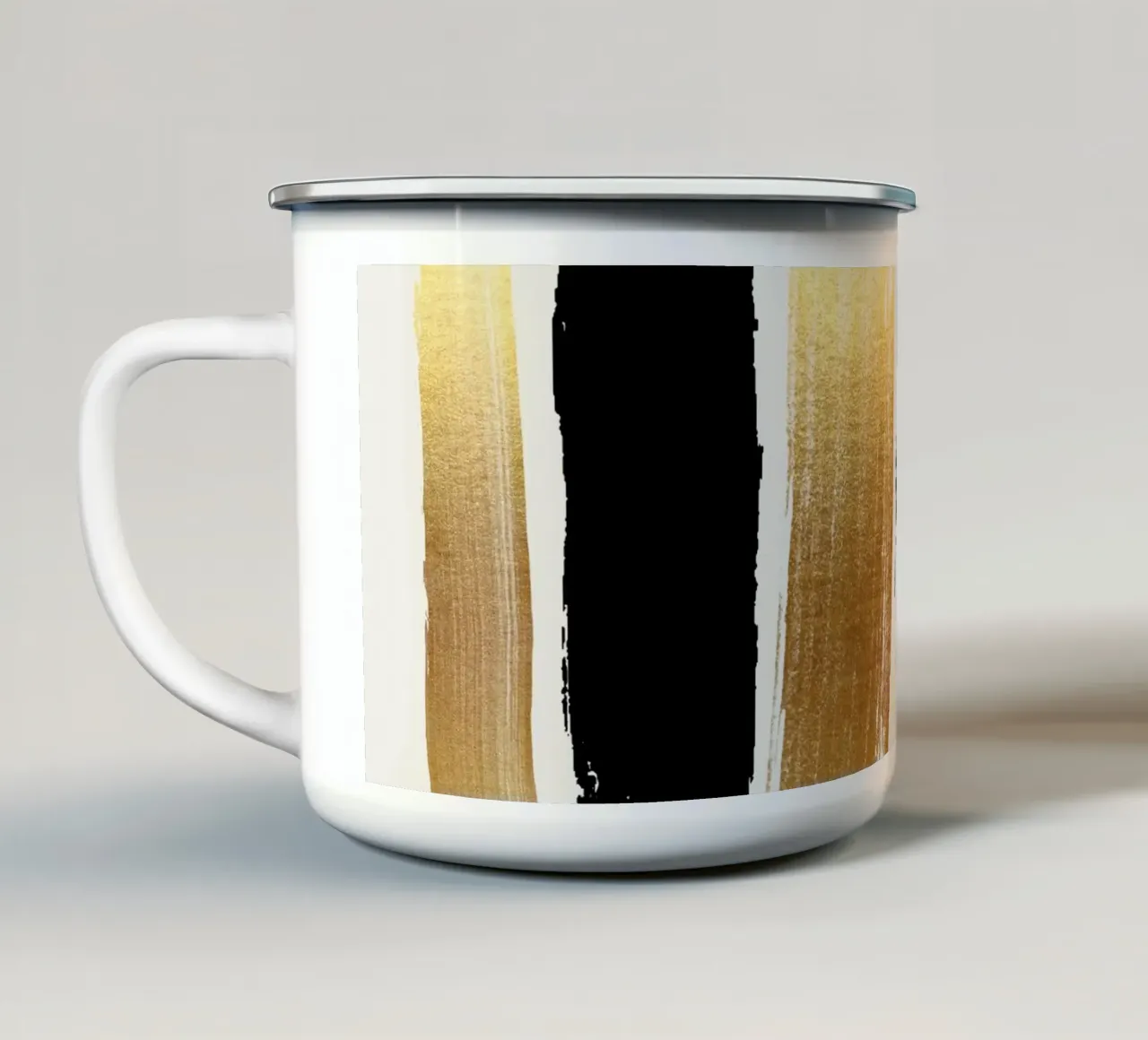 Pennellate tazza in smalto da Rose Beck Art