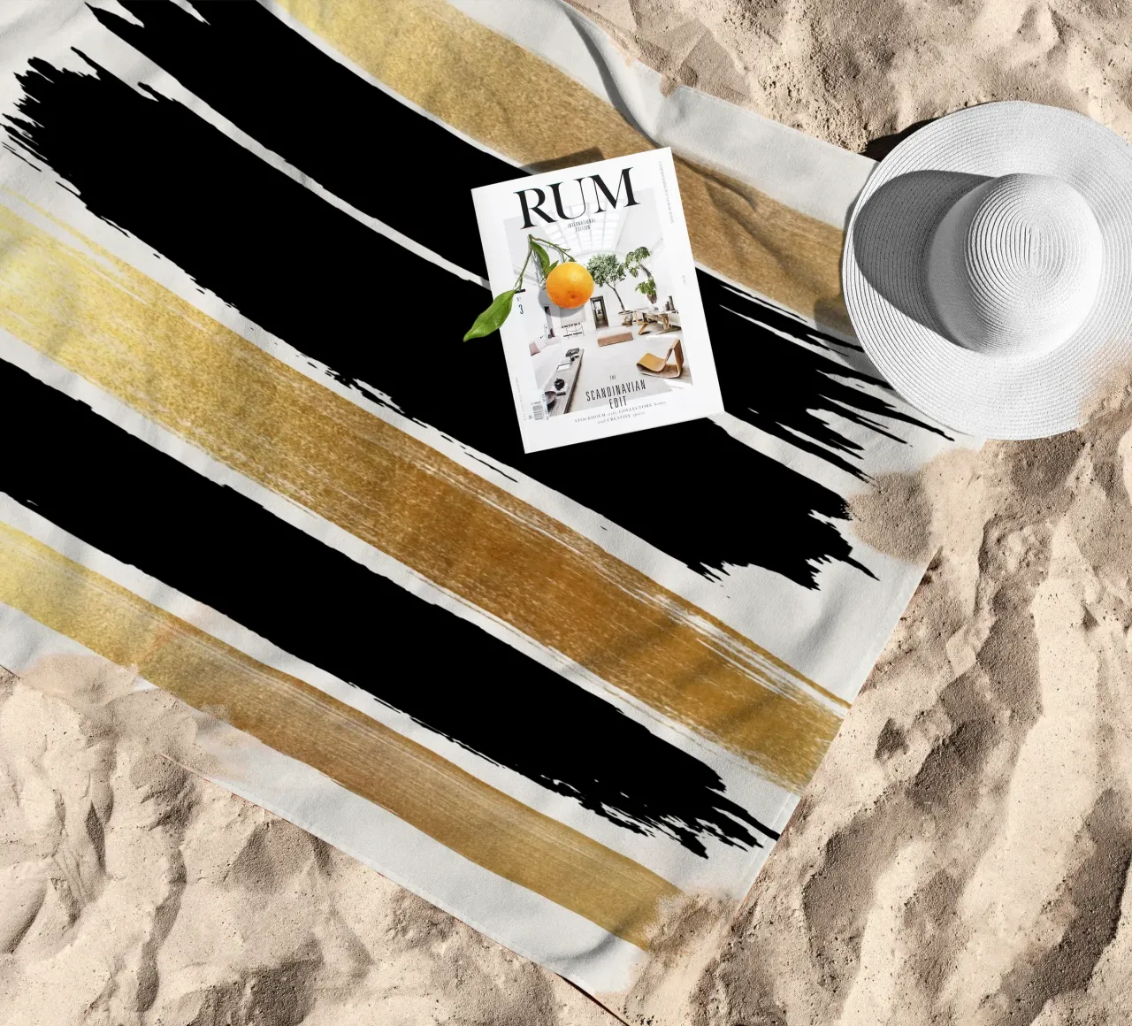 Pennellate telo mare da Rose Beck Art