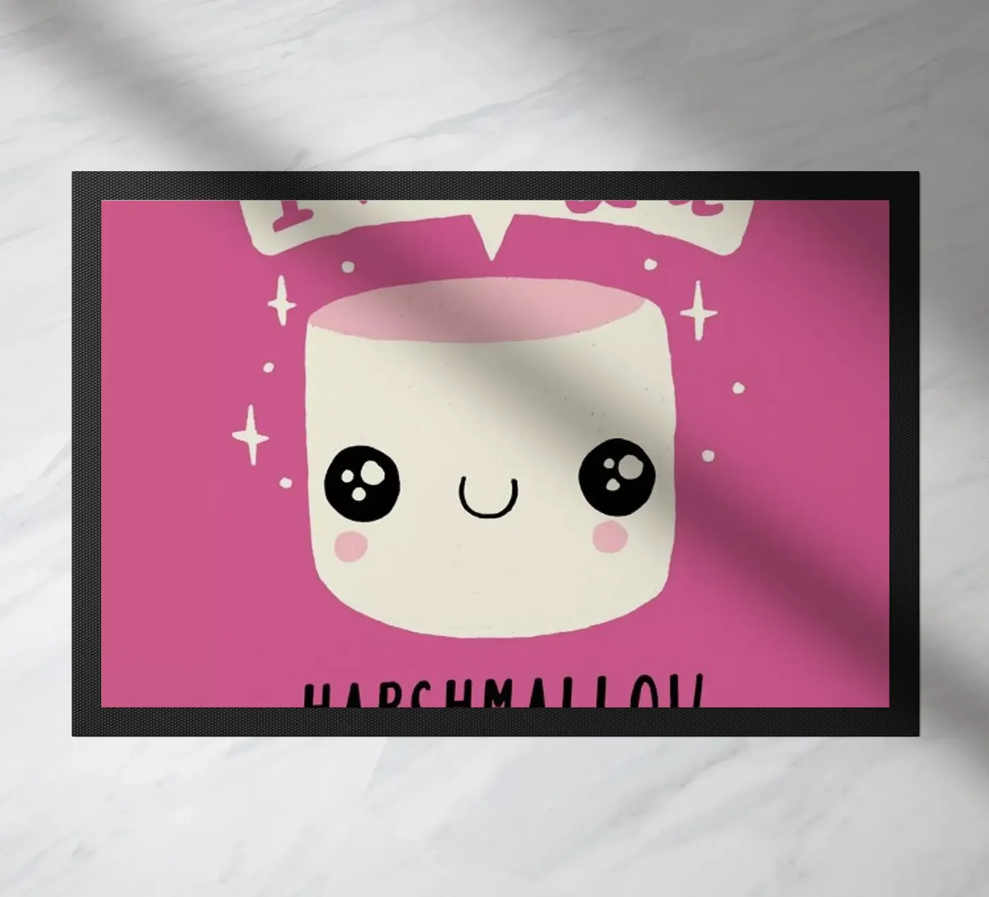 Harshmallow doormat by DinoMike