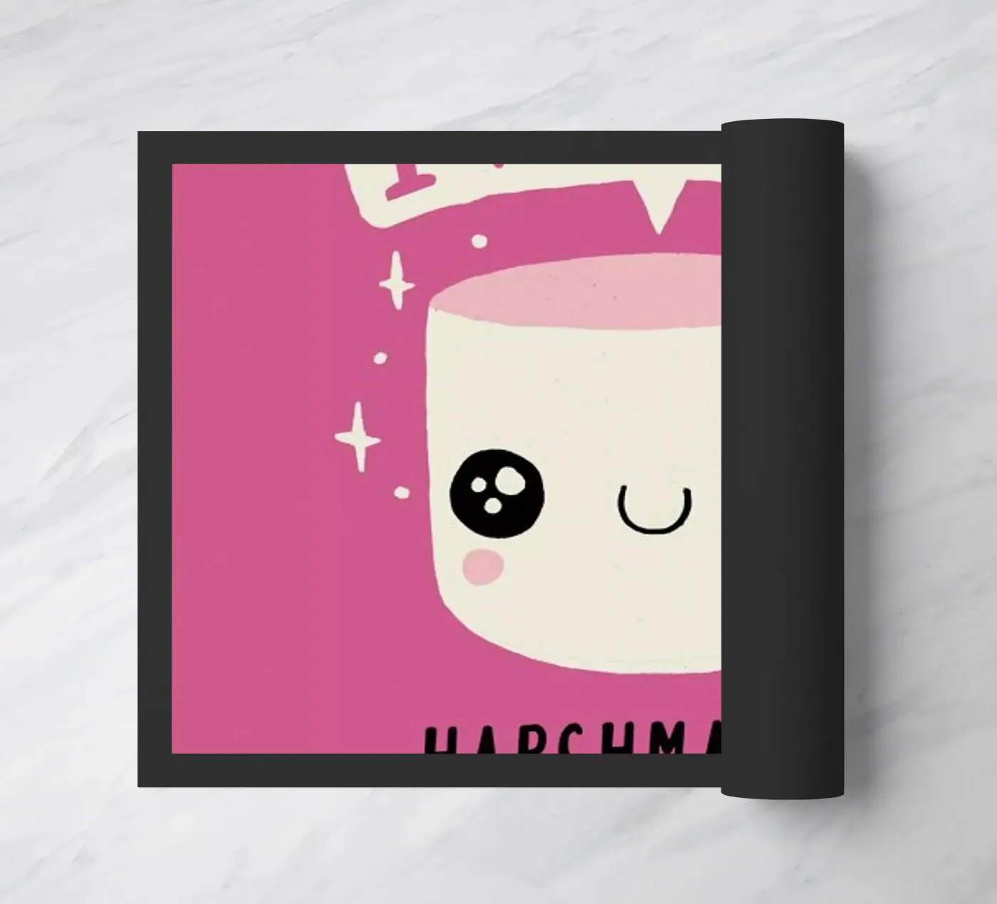 Harshmallow doormat by DinoMike