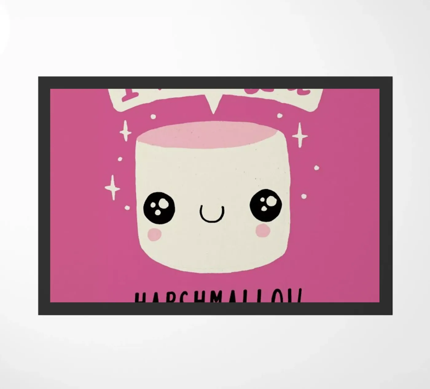Harshmallow doormat by DinoMike