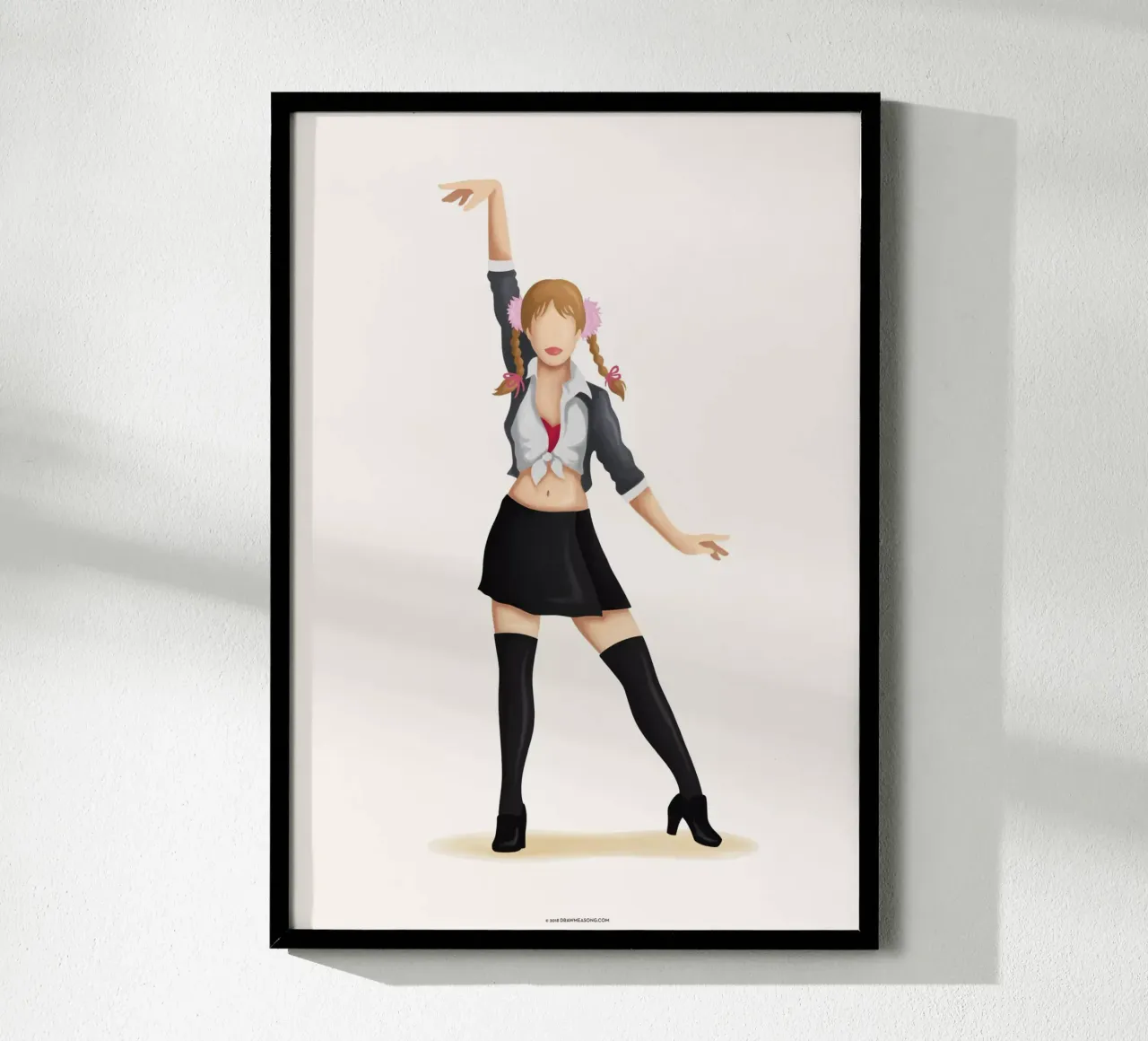 Britney poster con telaio in alluminio da Nour Tohme