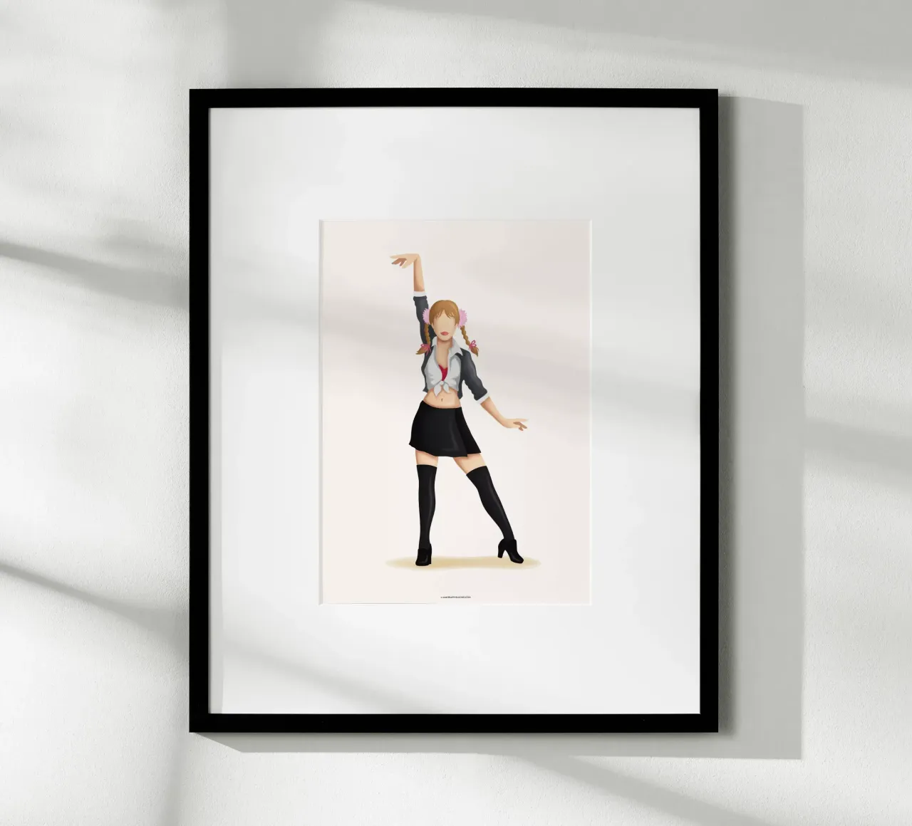 Britney poster con telaio in alluminio da Nour Tohme