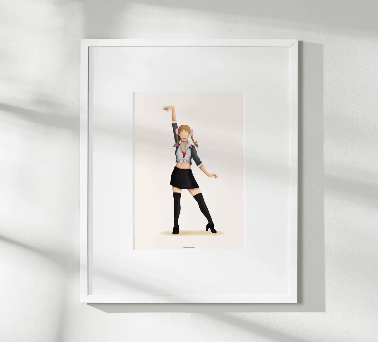 Britney poster con telaio in alluminio da Nour Tohme