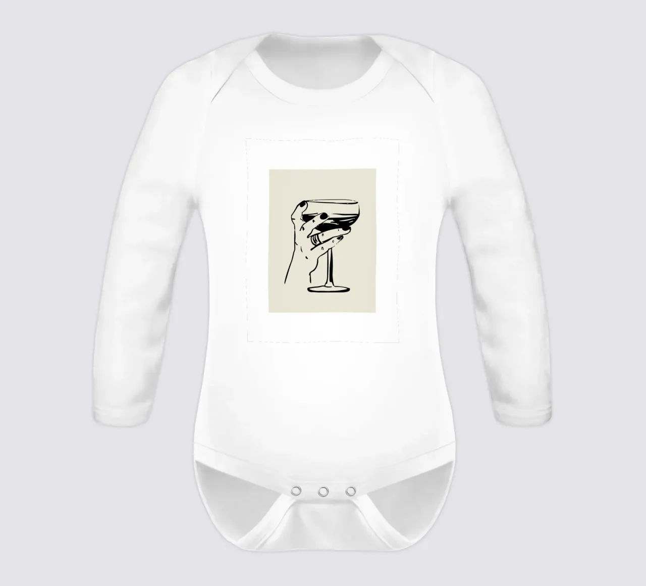 Cocktail Hand body manches longues de Peaches Art Prints
