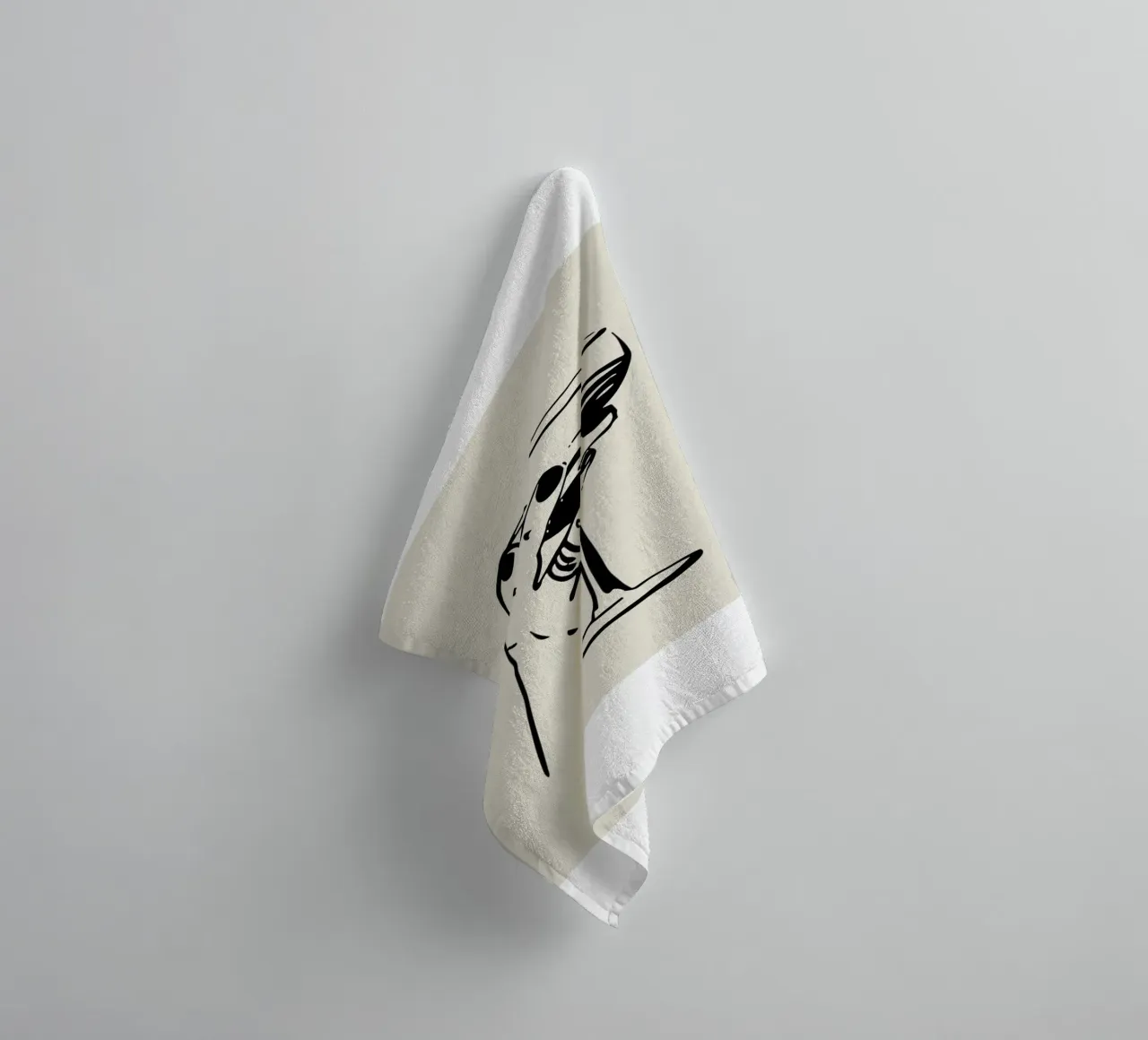 Cocktail Hand towel by Peaches Art Prints