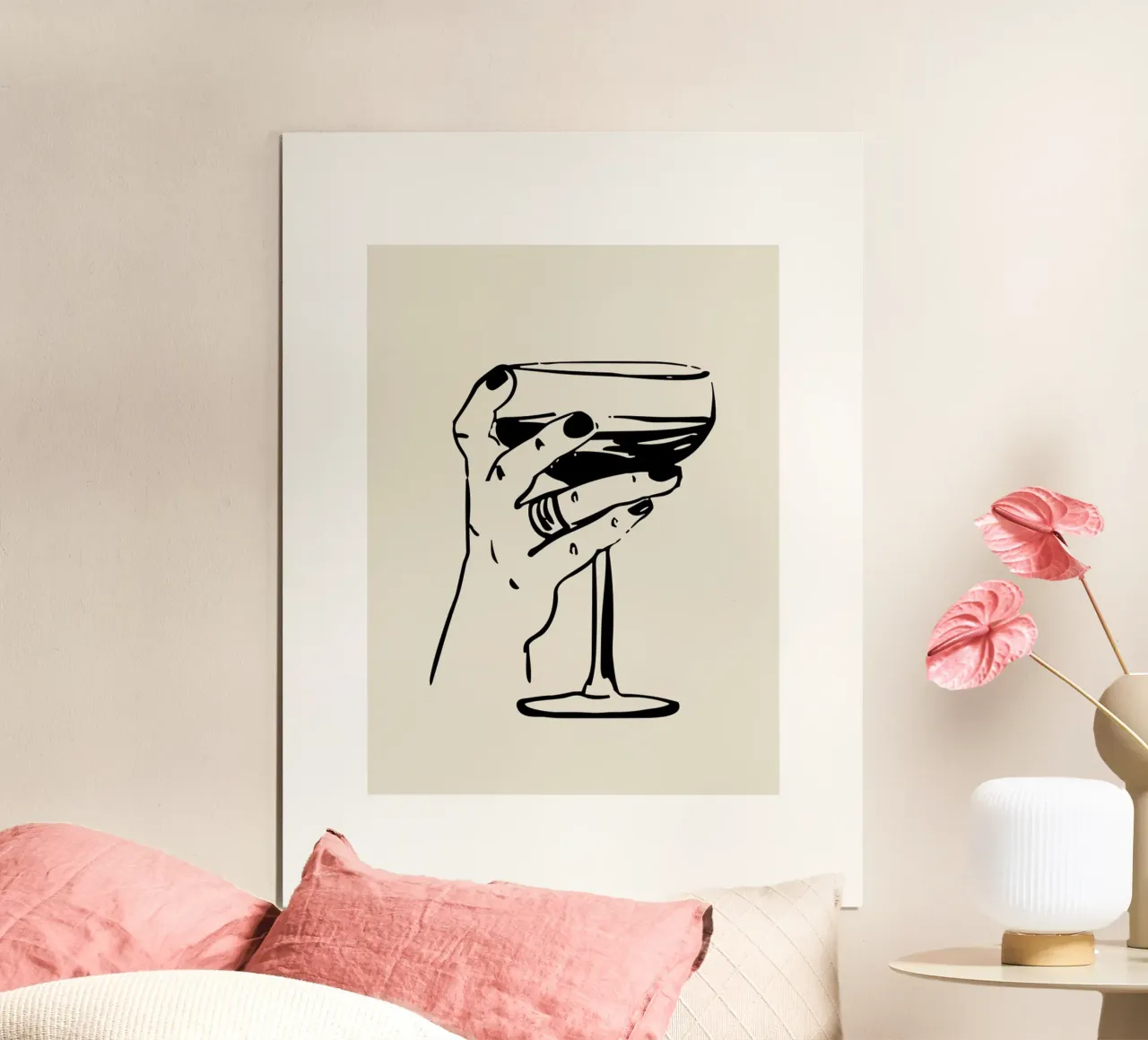 Mano da cocktail carta hahnemühle da Peaches Art Prints
