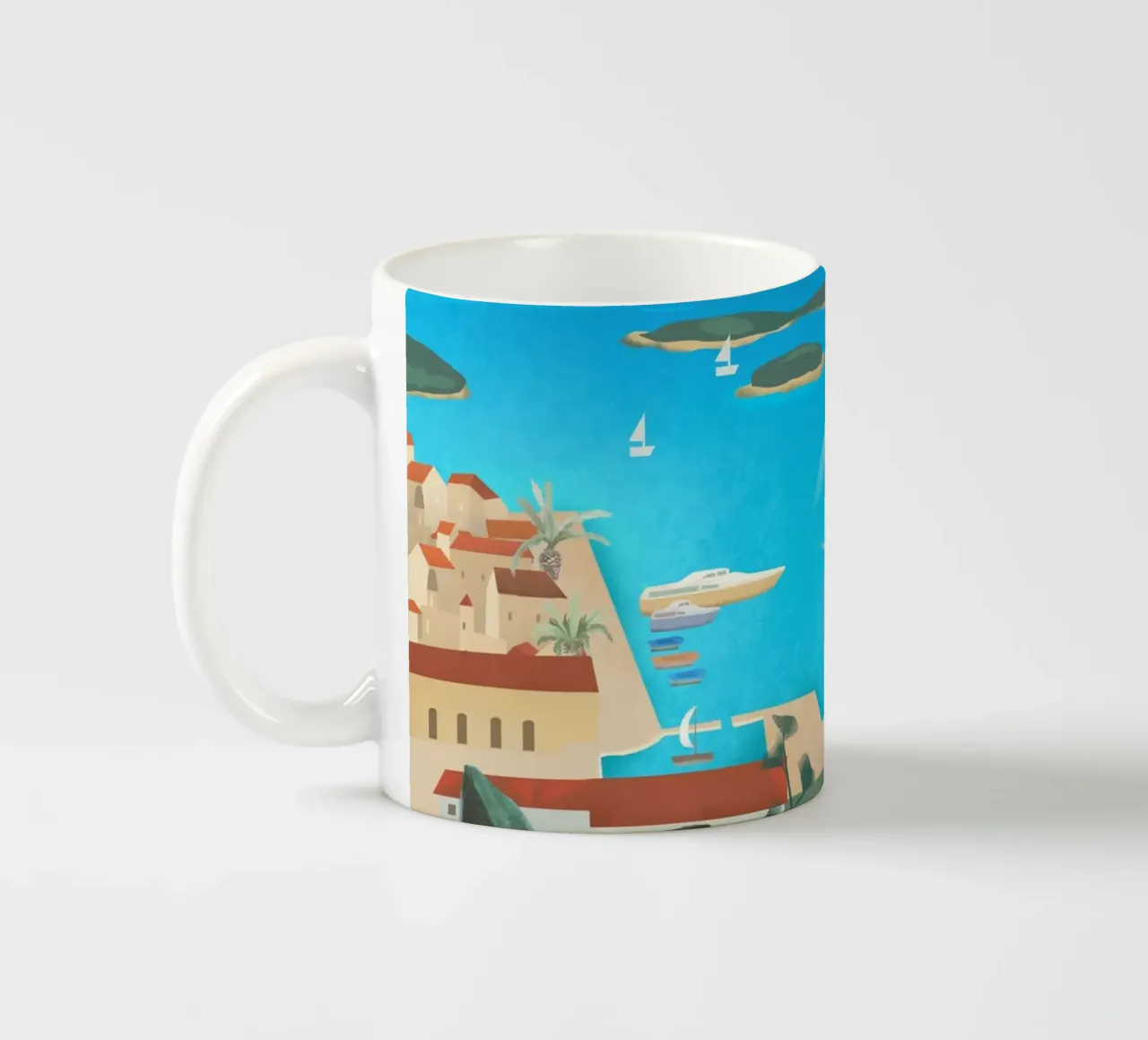 Hvar Island tazza in ceramica da PetrArts