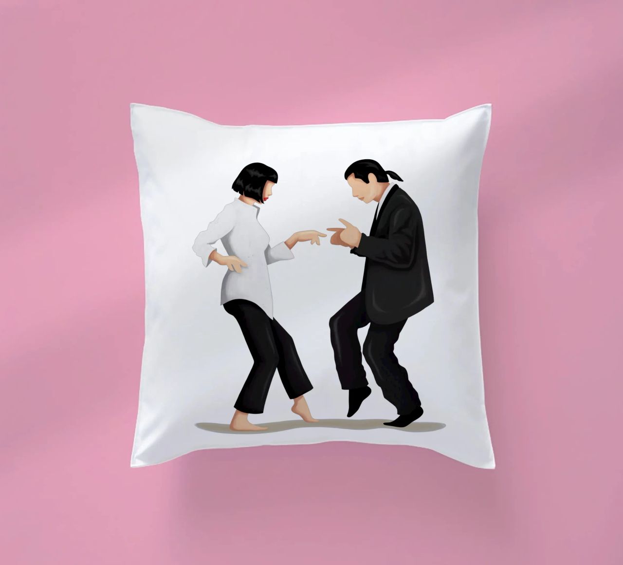 Pulp Fiction decorative cushion by Nour Tohme