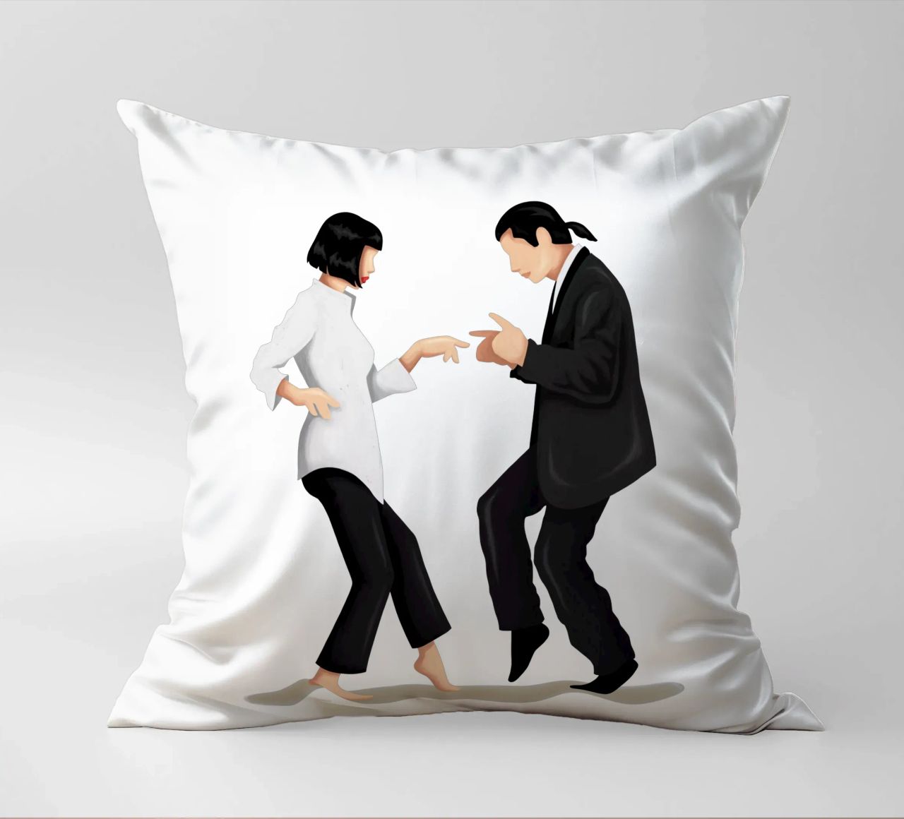 Pulp Fiction decorative cushion by Nour Tohme