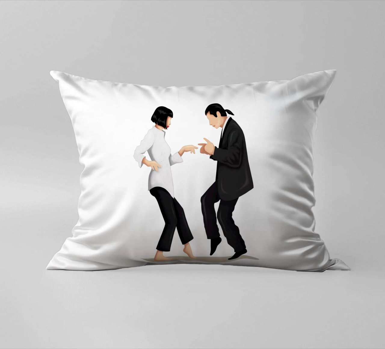 Pulp Fiction decorative cushion by Nour Tohme