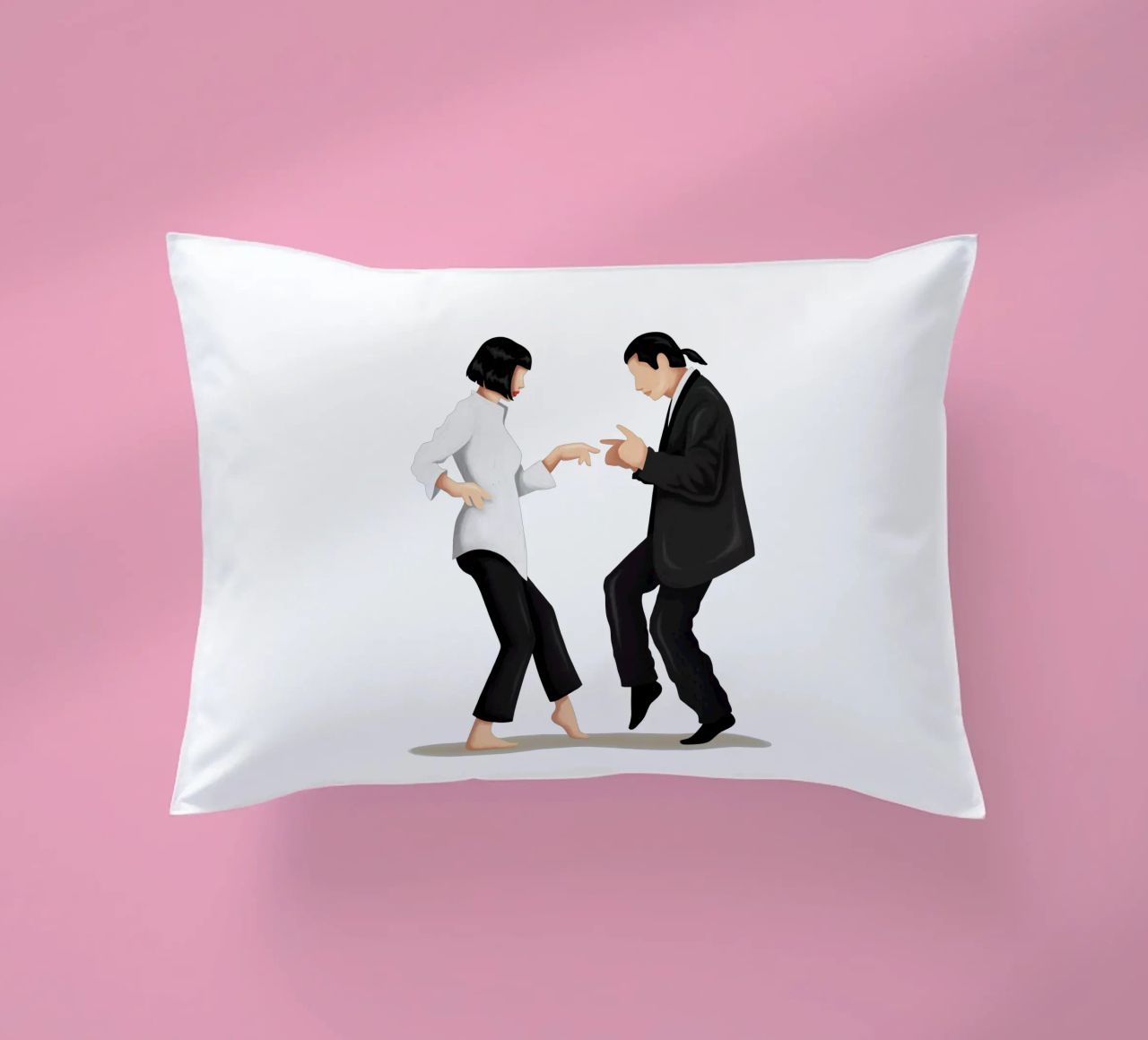 Pulp Fiction decorative cushion by Nour Tohme