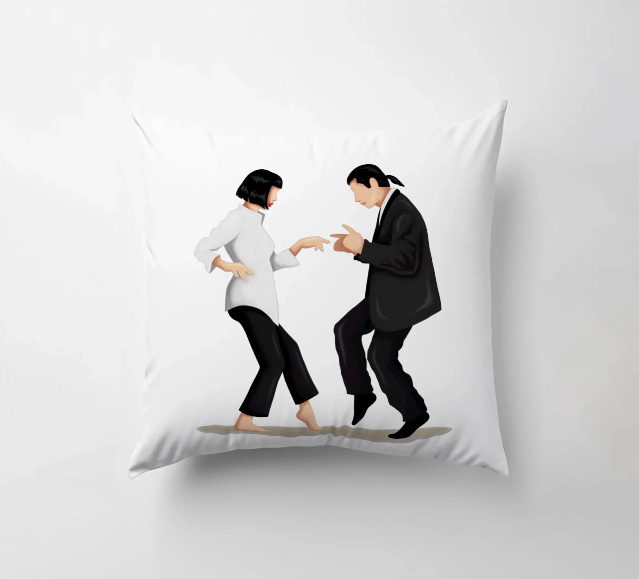Pulp Fiction decorative cushion by Nour Tohme
