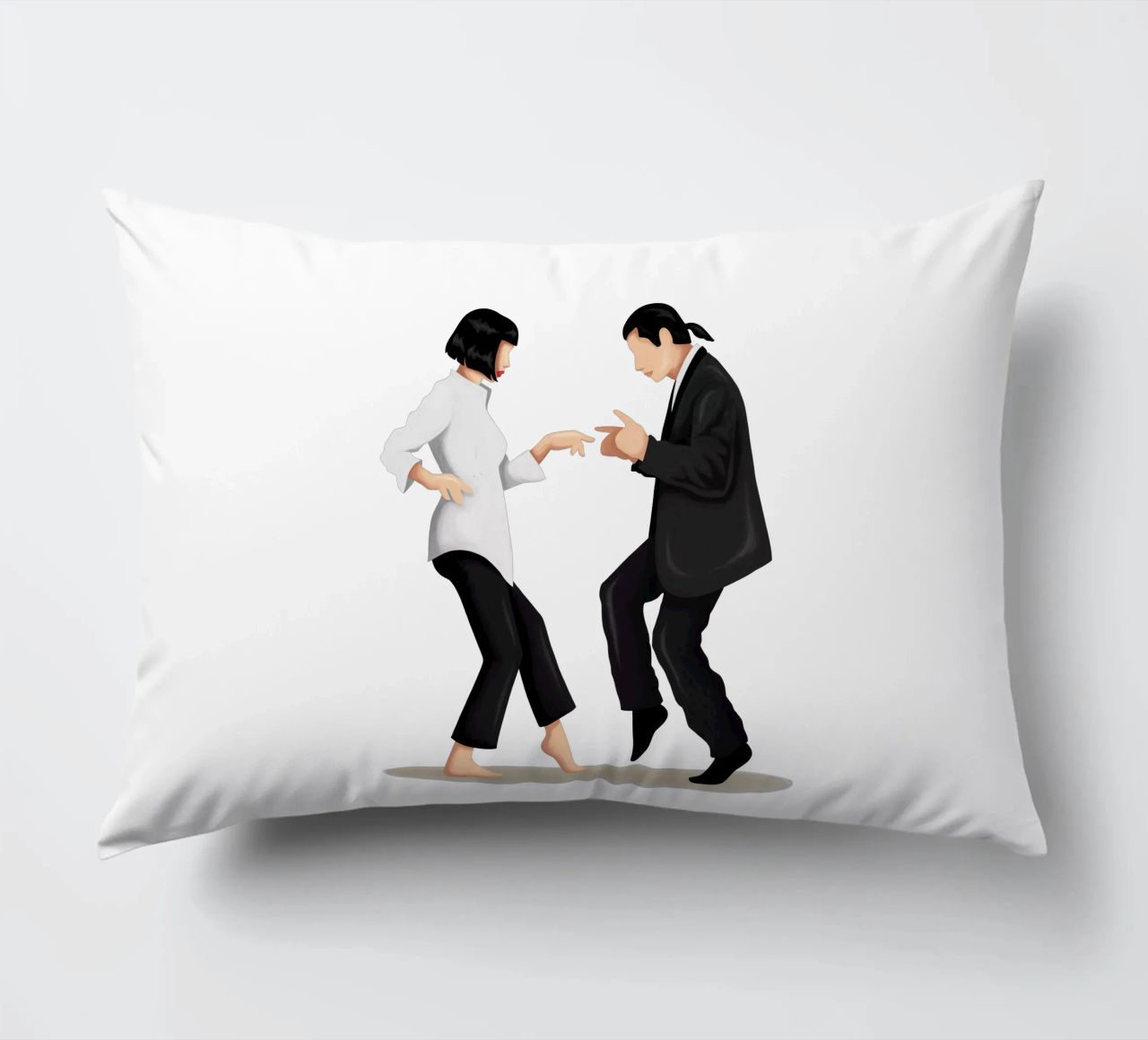 Pulp Fiction decorative cushion by Nour Tohme