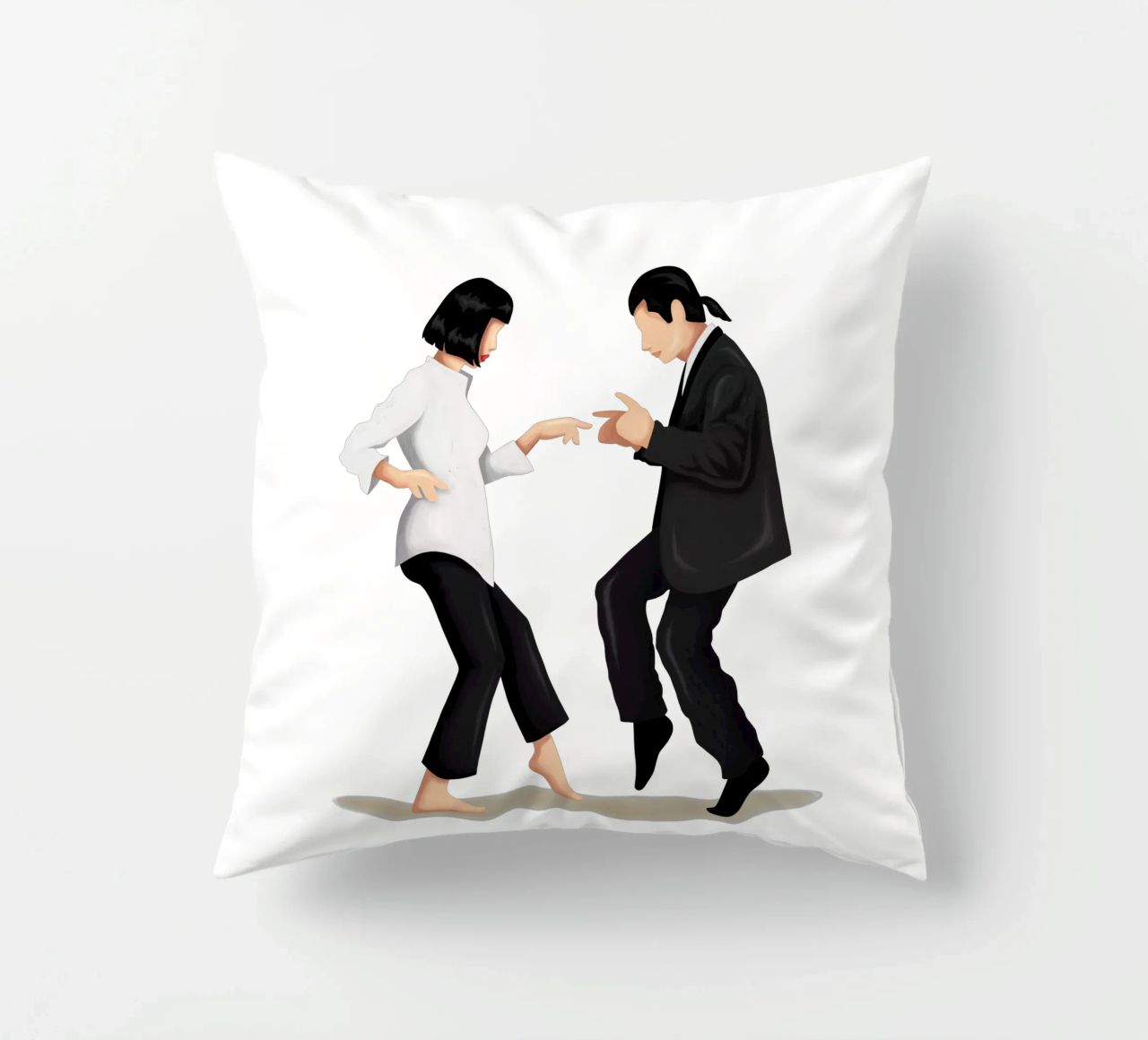 Pulp Fiction decorative cushion by Nour Tohme