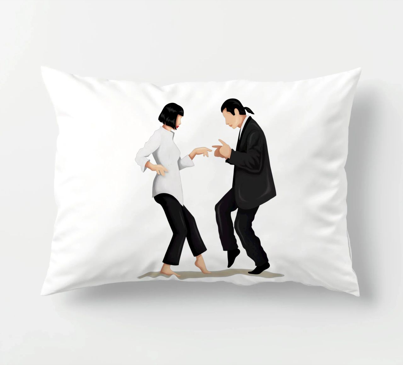Pulp Fiction decorative cushion by Nour Tohme