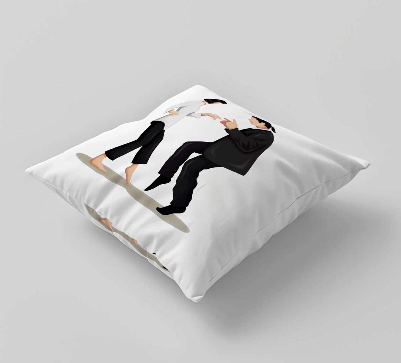 Pulp Fiction decorative cushion by Nour Tohme