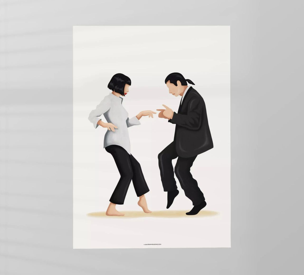Pulp Fiction pellicola backlit da Nour Tohme
