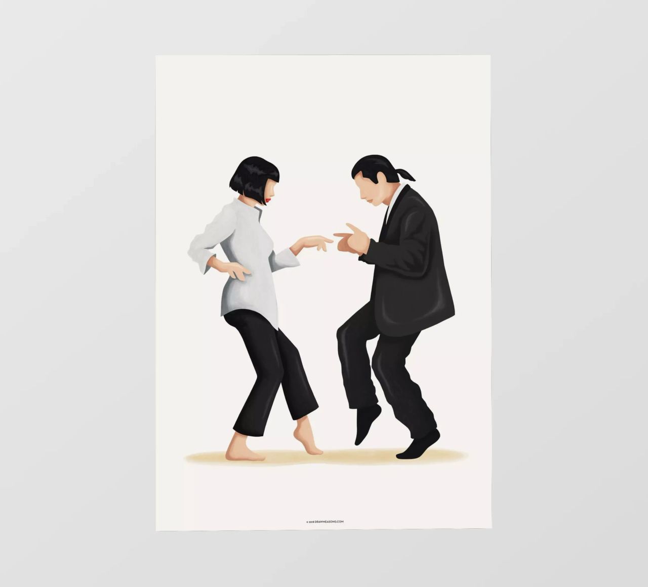 Pulp Fiction pellicola backlit da Nour Tohme