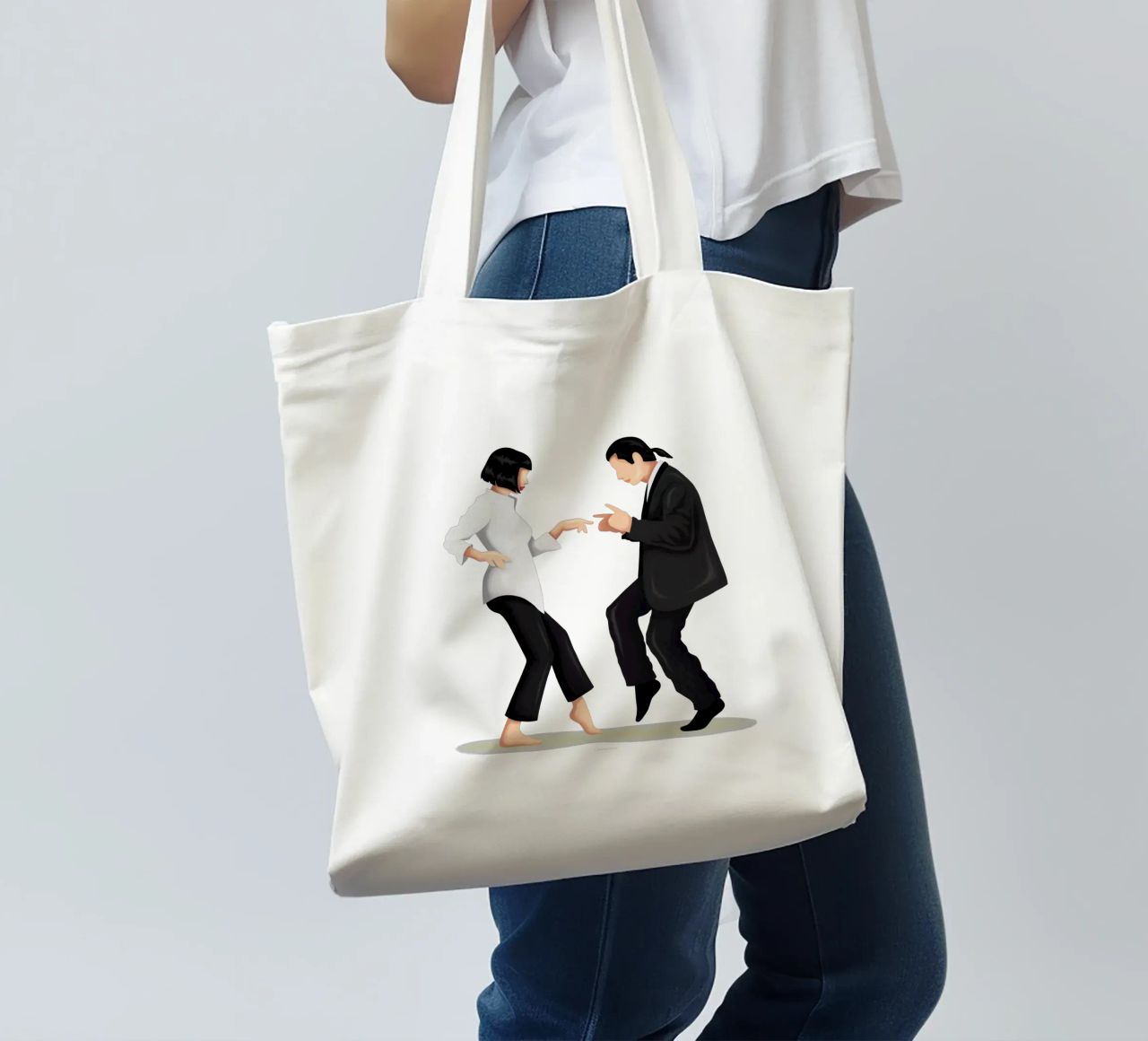 Pulp Fiction tote bag by Nour Tohme
