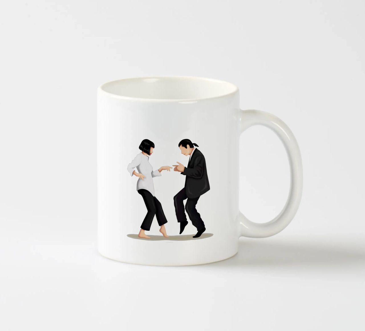 Pulp Fiction Keramik Tasse von Nour Tohme