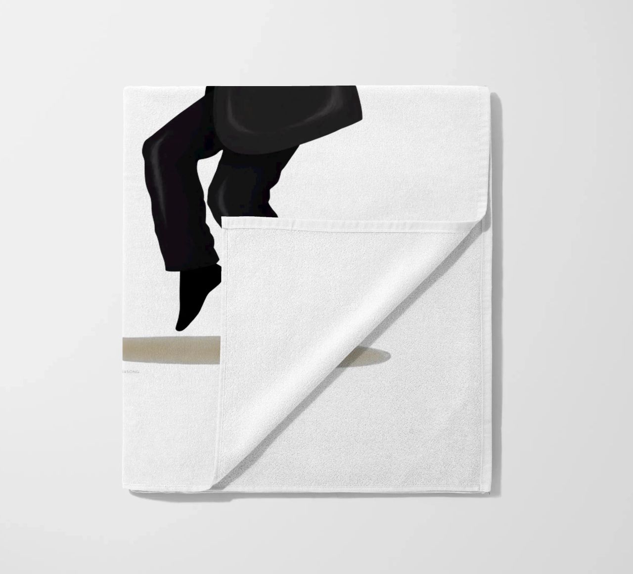 Pulp Fiction beach towel by Nour Tohme