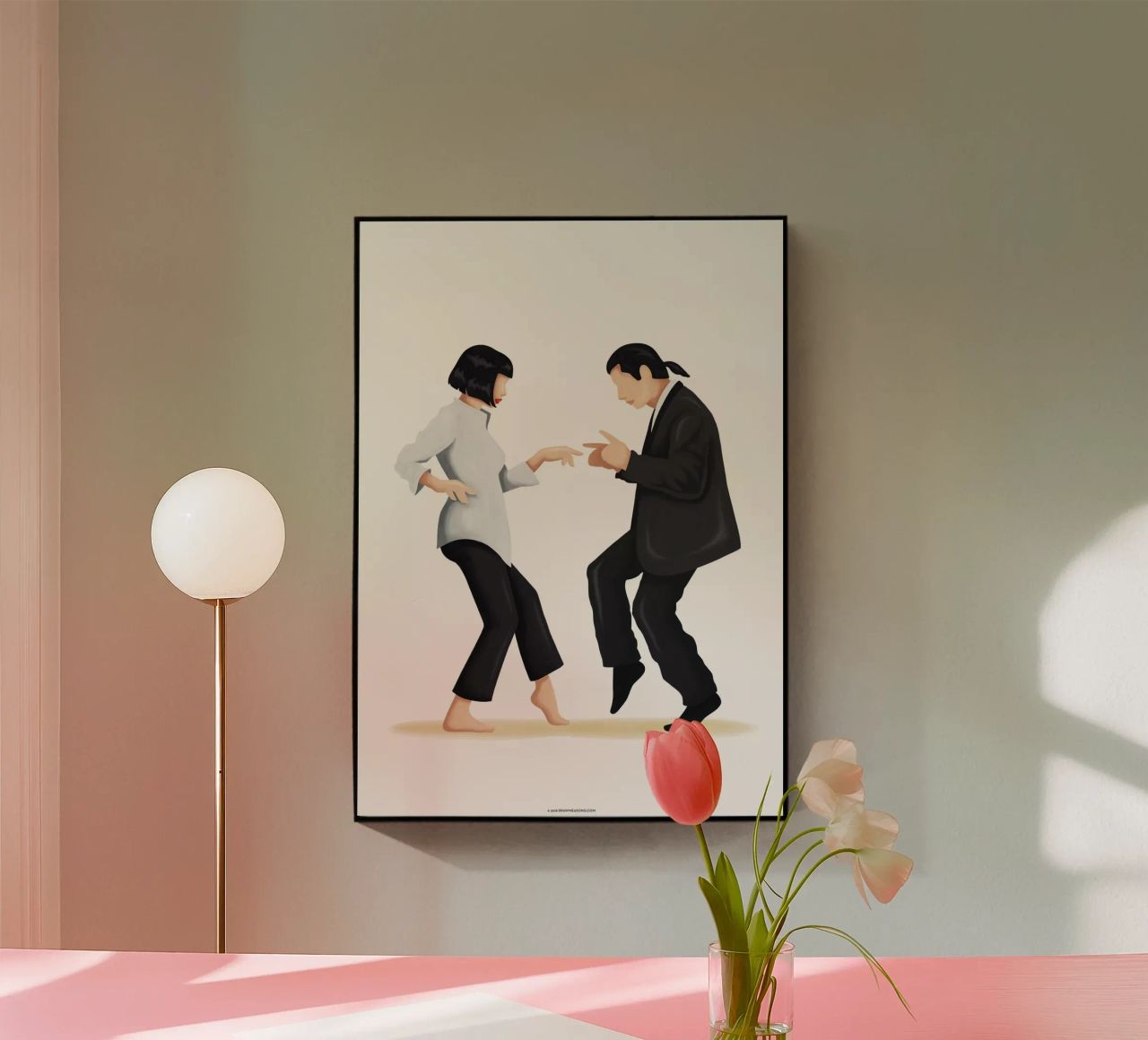 Pulp Fiction Acryl-Glas von Nour Tohme