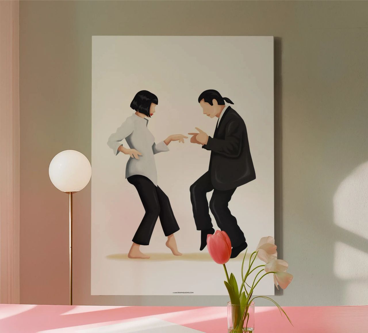 Pulp Fiction canvas van Nour Tohme