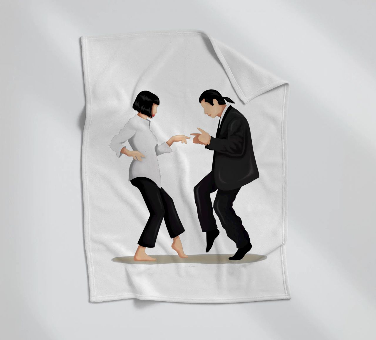 Pulp Fiction fleece blanket by Nour Tohme