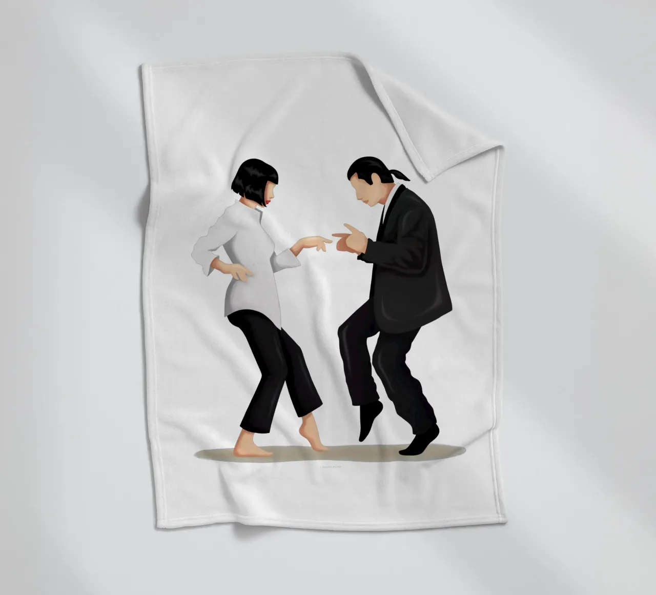 Pulp Fiction coperta in pile da Nour Tohme