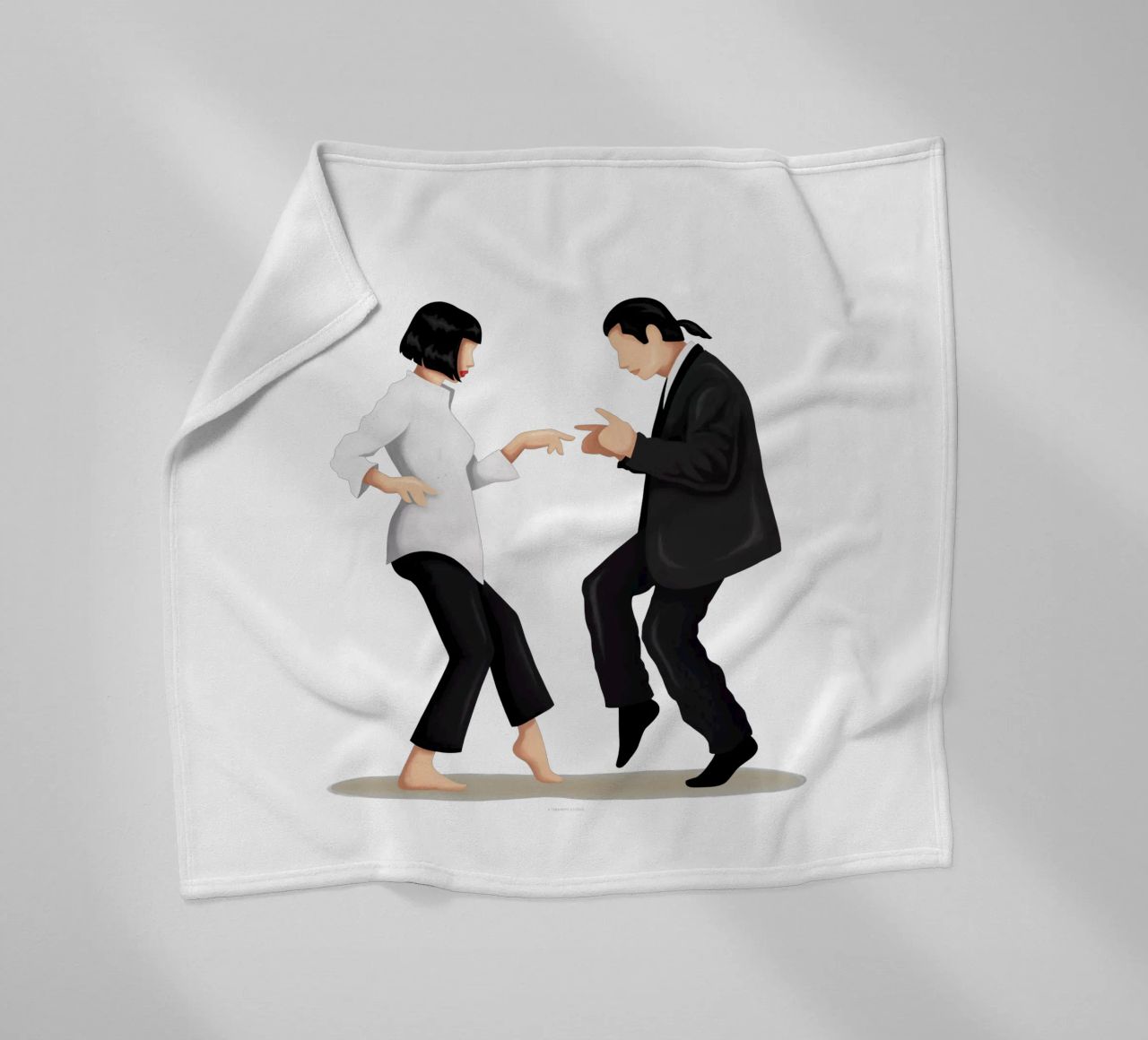 Pulp Fiction fleece blanket by Nour Tohme