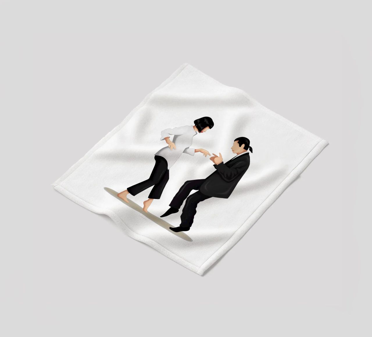 Pulp Fiction fleece blanket by Nour Tohme