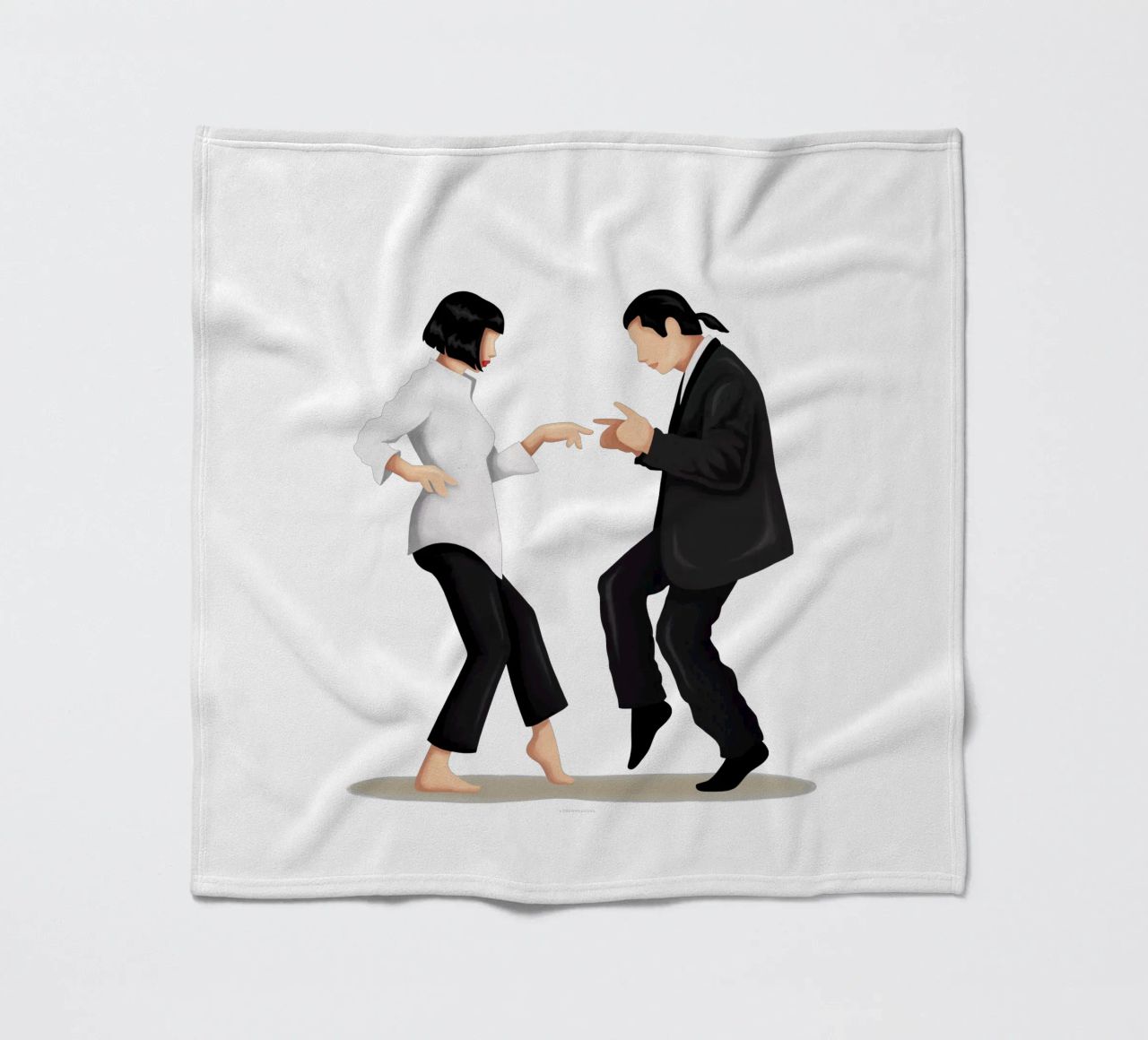 Pulp Fiction fleece blanket by Nour Tohme