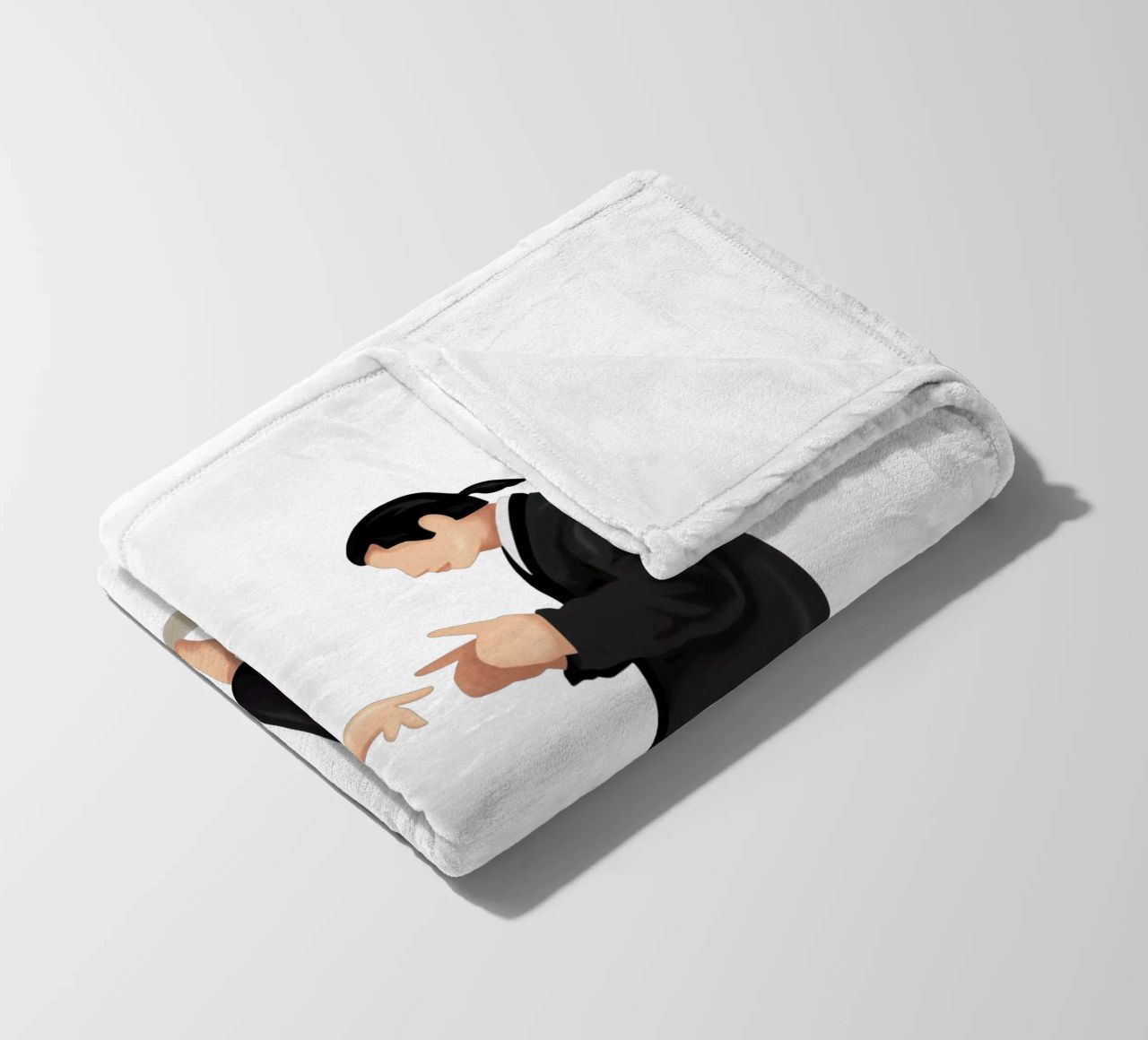 Pulp Fiction fleece blanket by Nour Tohme