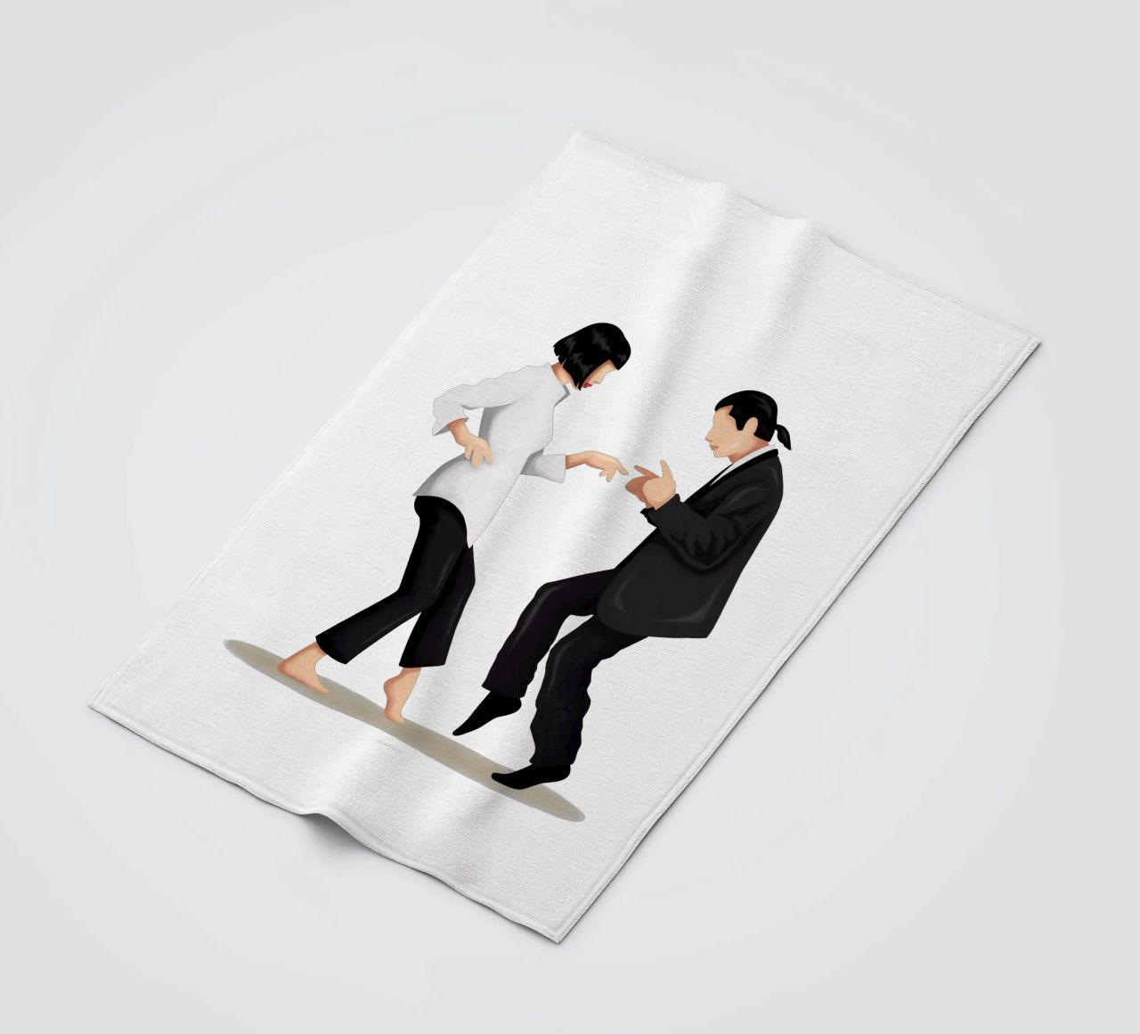Pulp Fiction fleece blanket by Nour Tohme