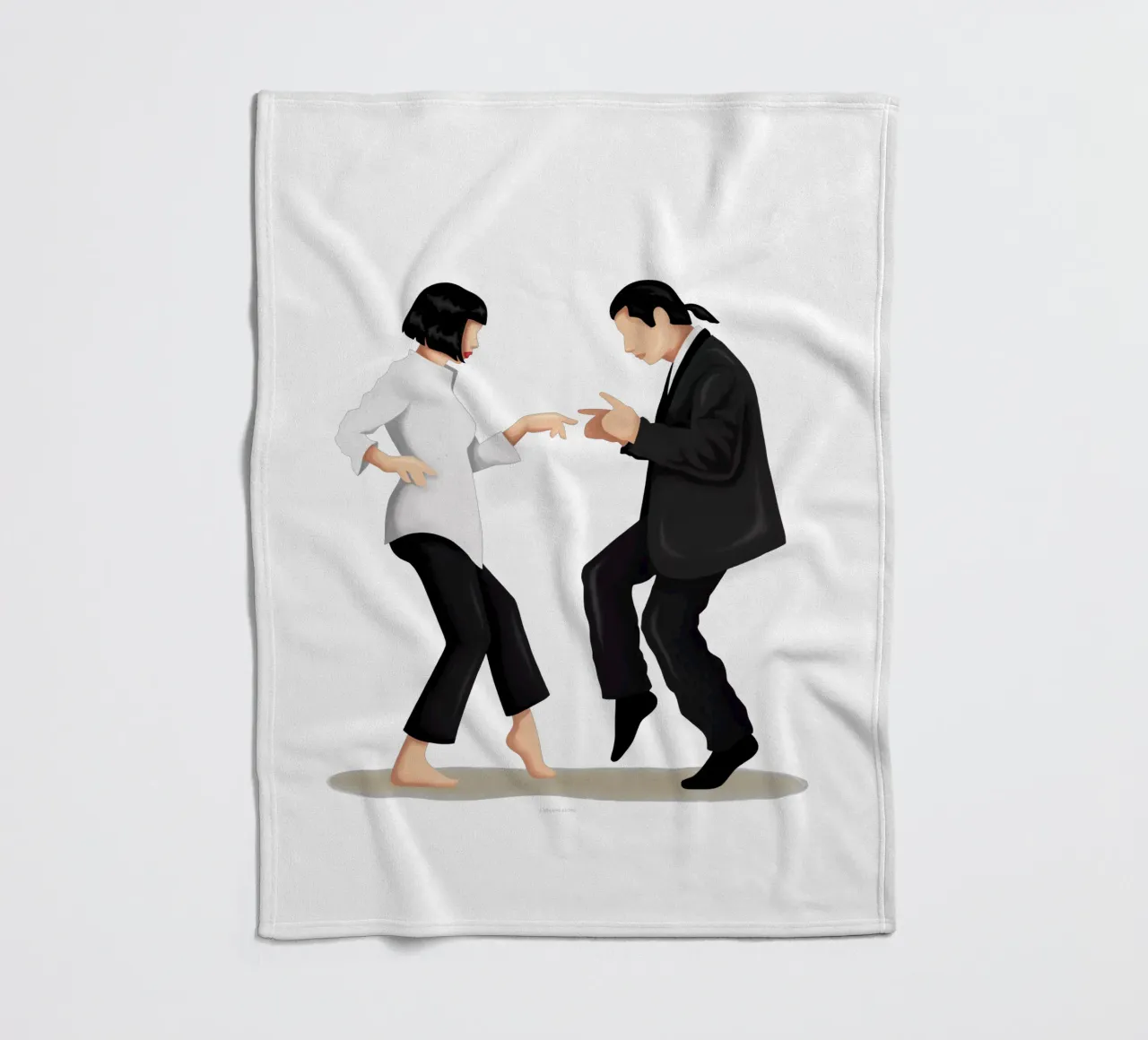Pulp Fiction coperta in pile da Nour Tohme