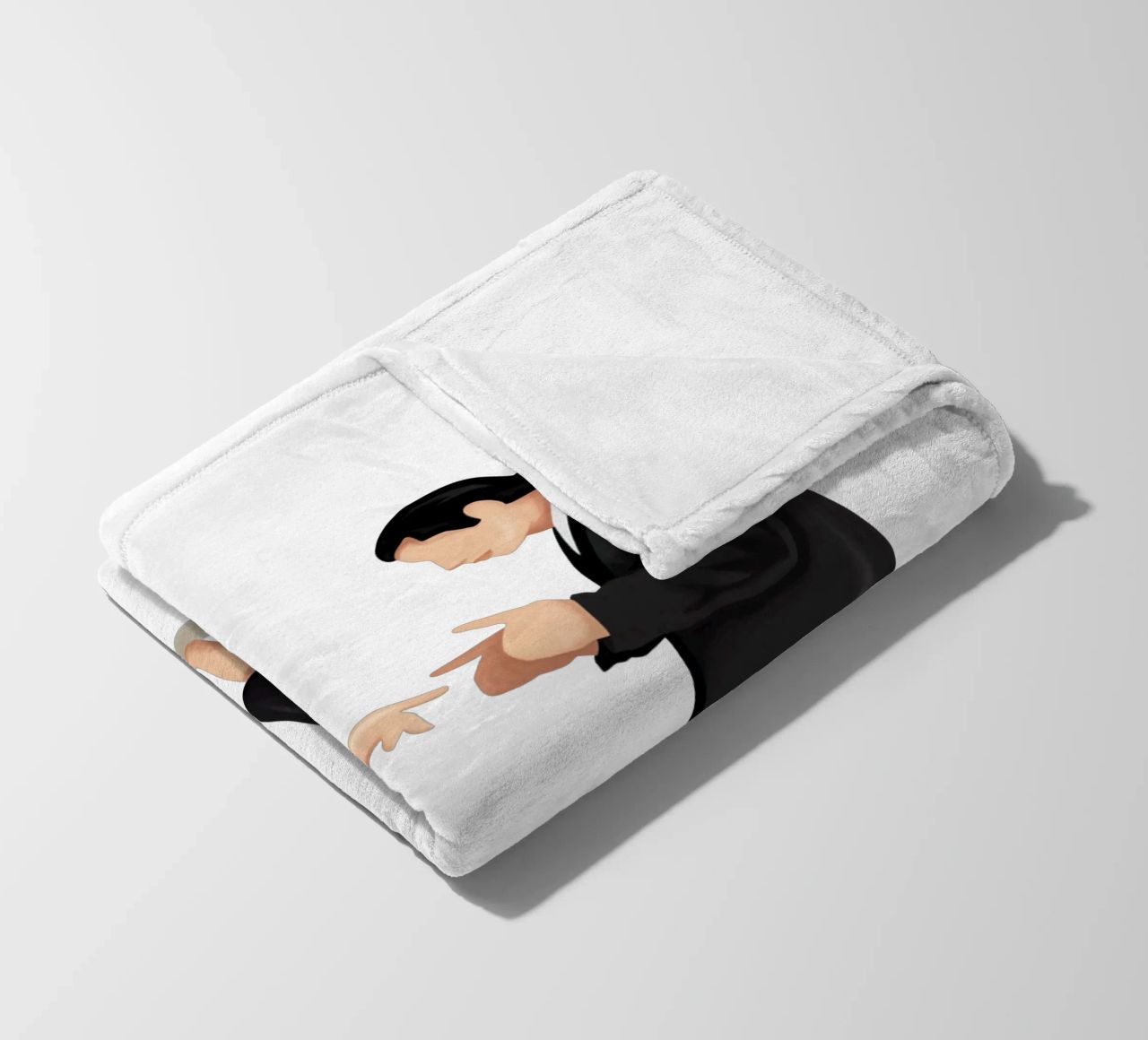 Pulp Fiction fleece blanket by Nour Tohme