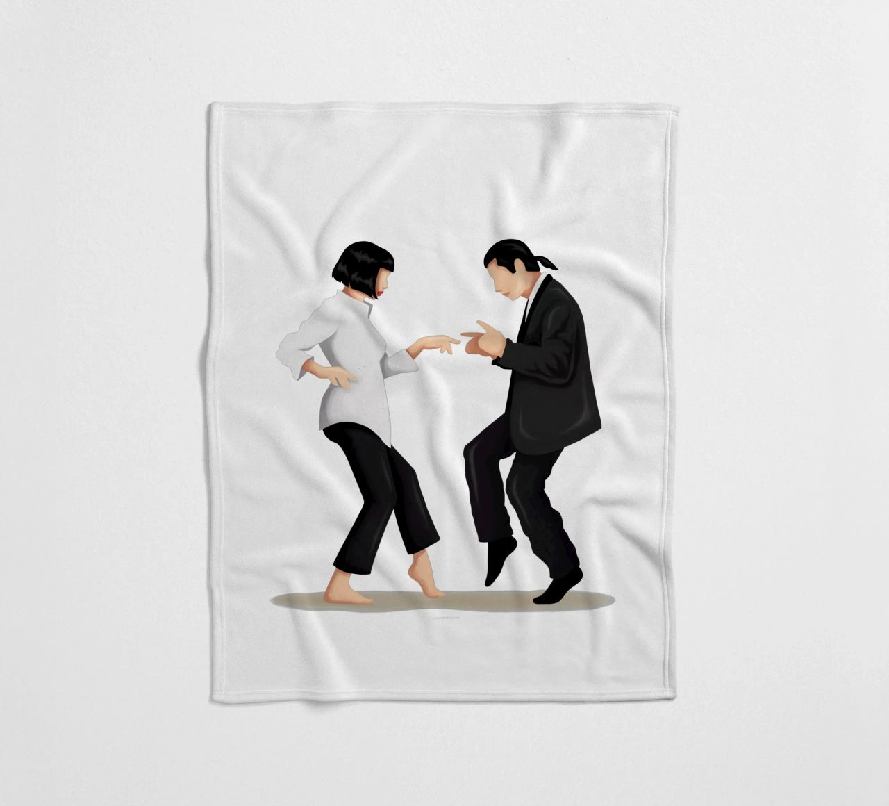 Pulp Fiction fleece blanket by Nour Tohme