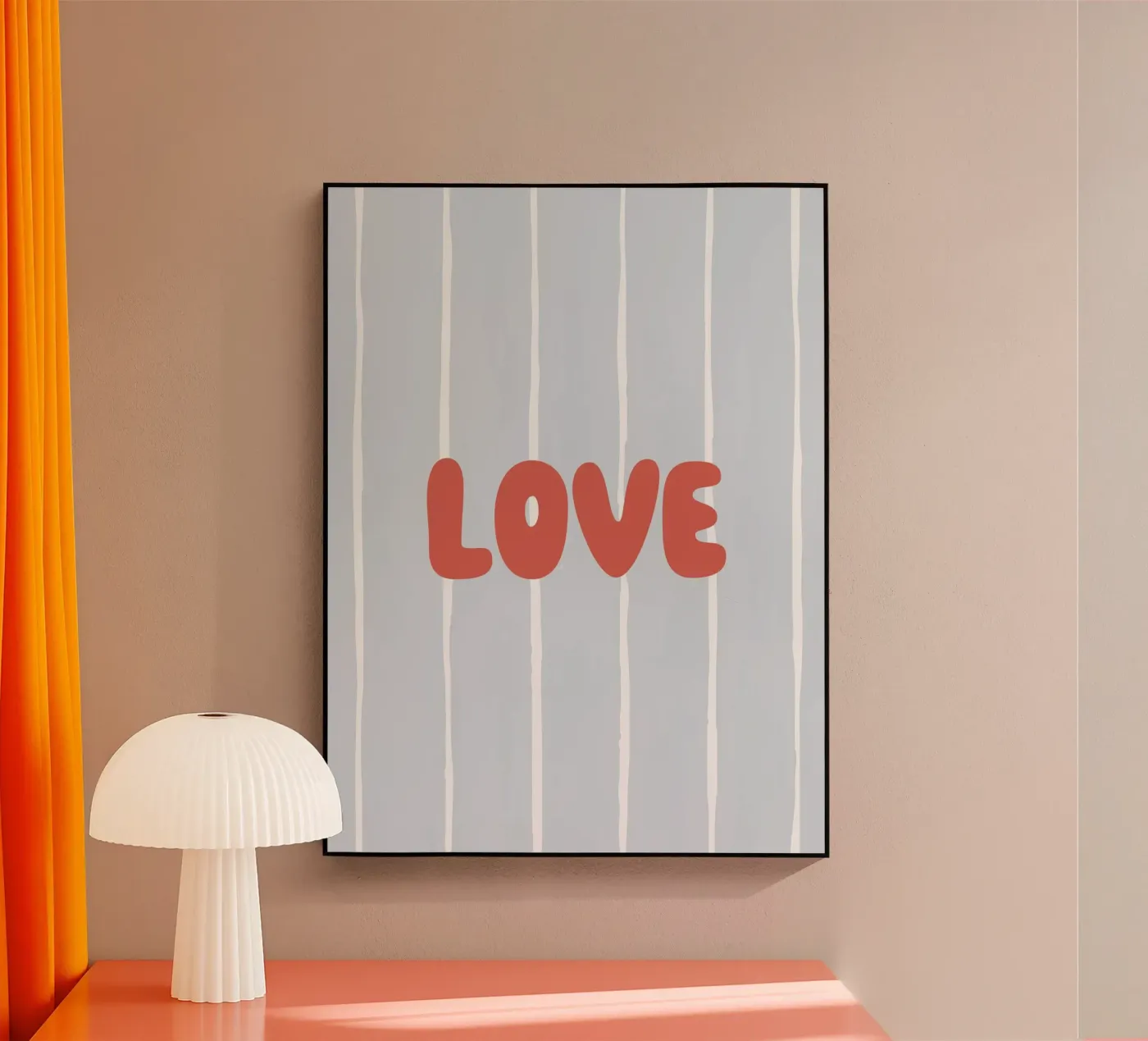 Love Acryl-Glas von we line studio - art