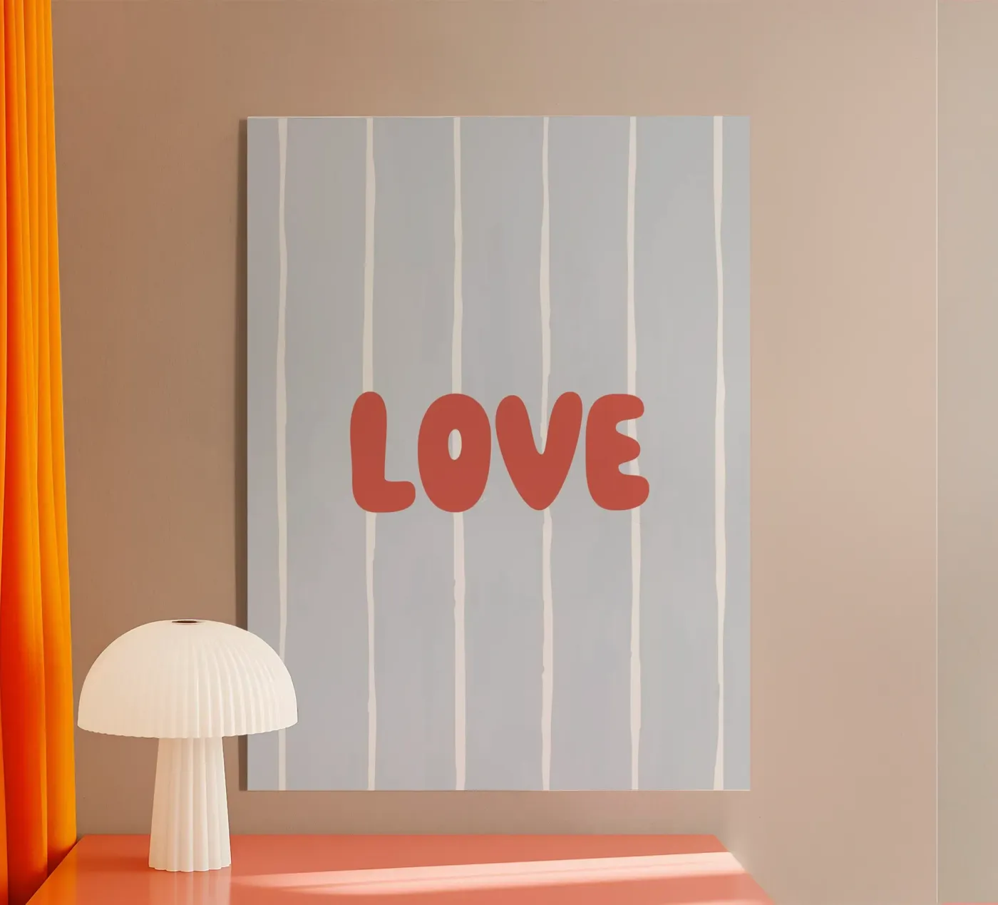 Love Acryl-Glas von we line studio - art