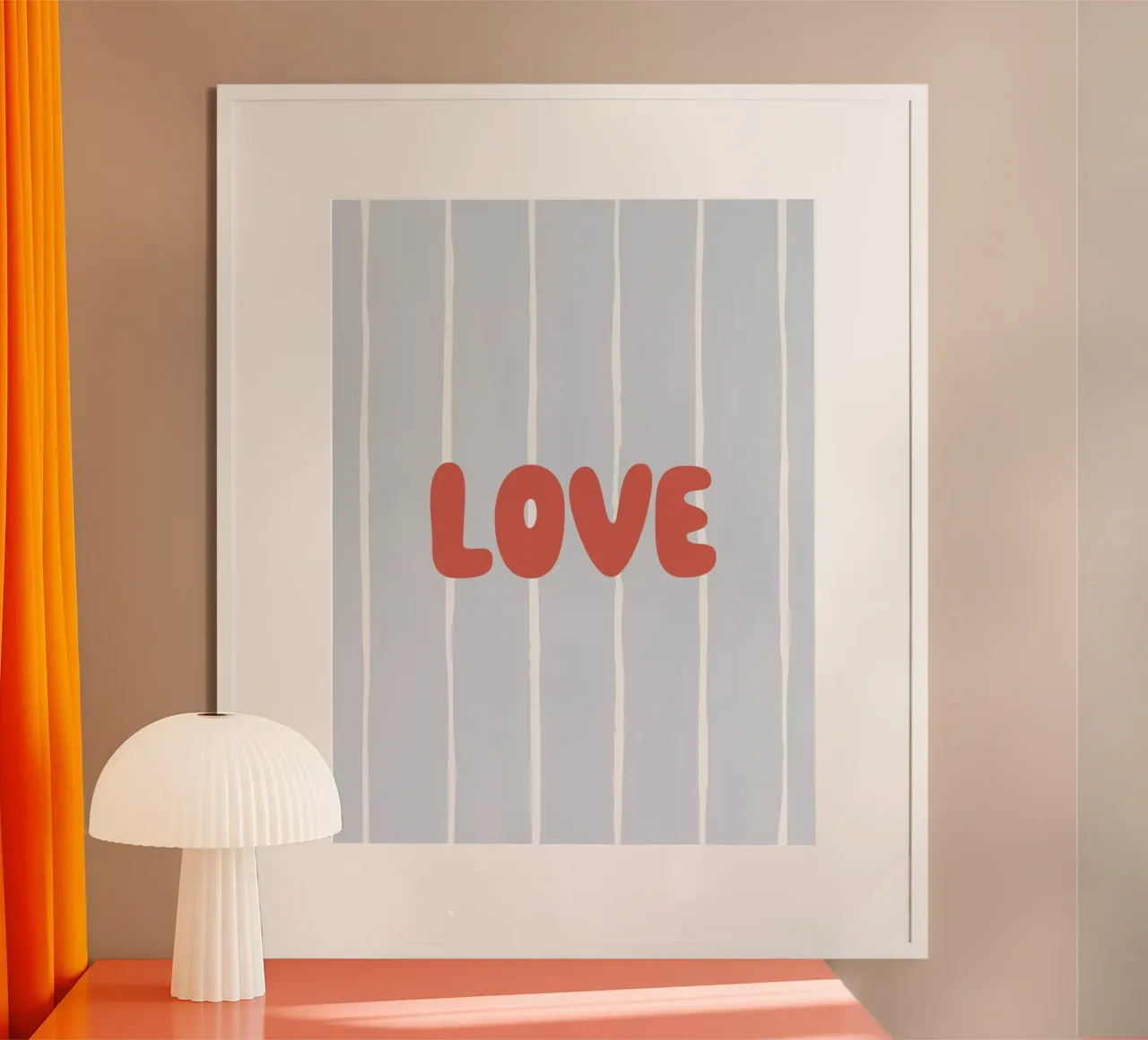 Love poster da we line studio - art