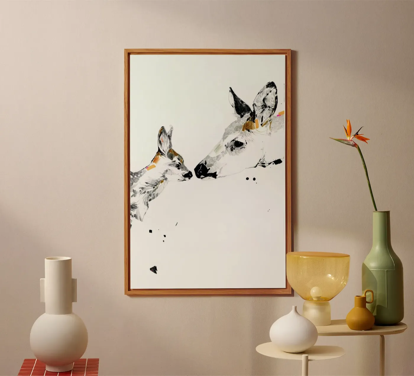 Deers alluminio dibond da Mala Alani