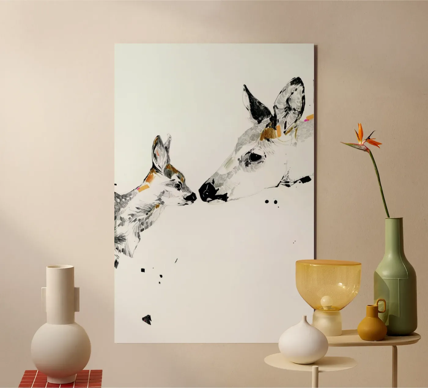 Deers alluminio dibond da Mala Alani