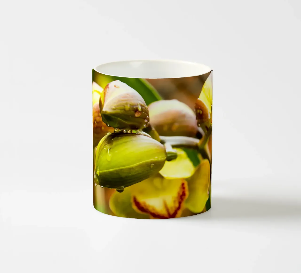 Bloming in the rain ceramic mug by Teresa André