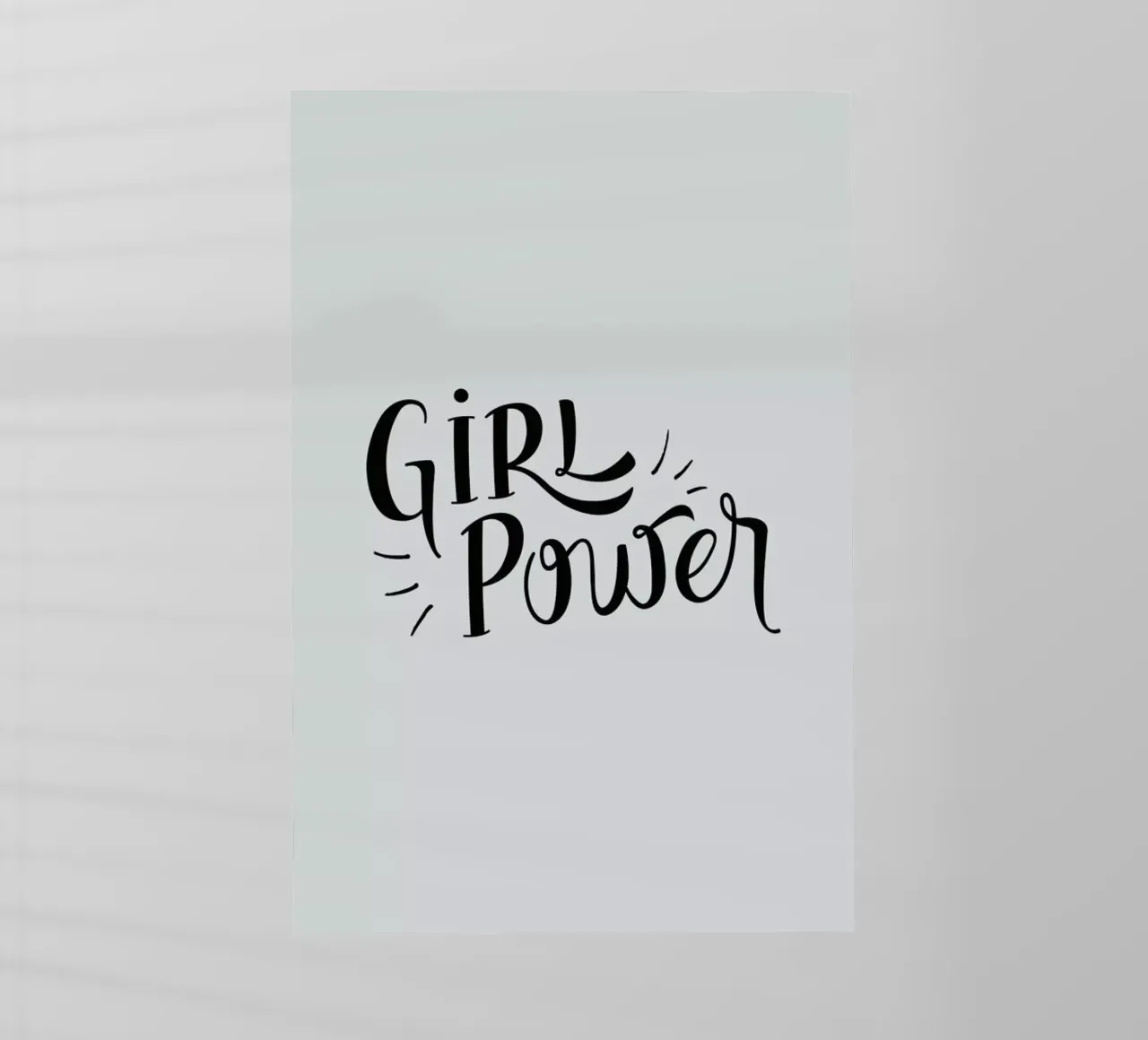 Girl Power pellicola backlit da Studio One