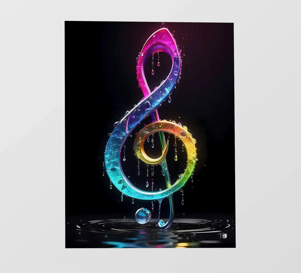Gocce musicali colorate telo in pvc da LM2KONE