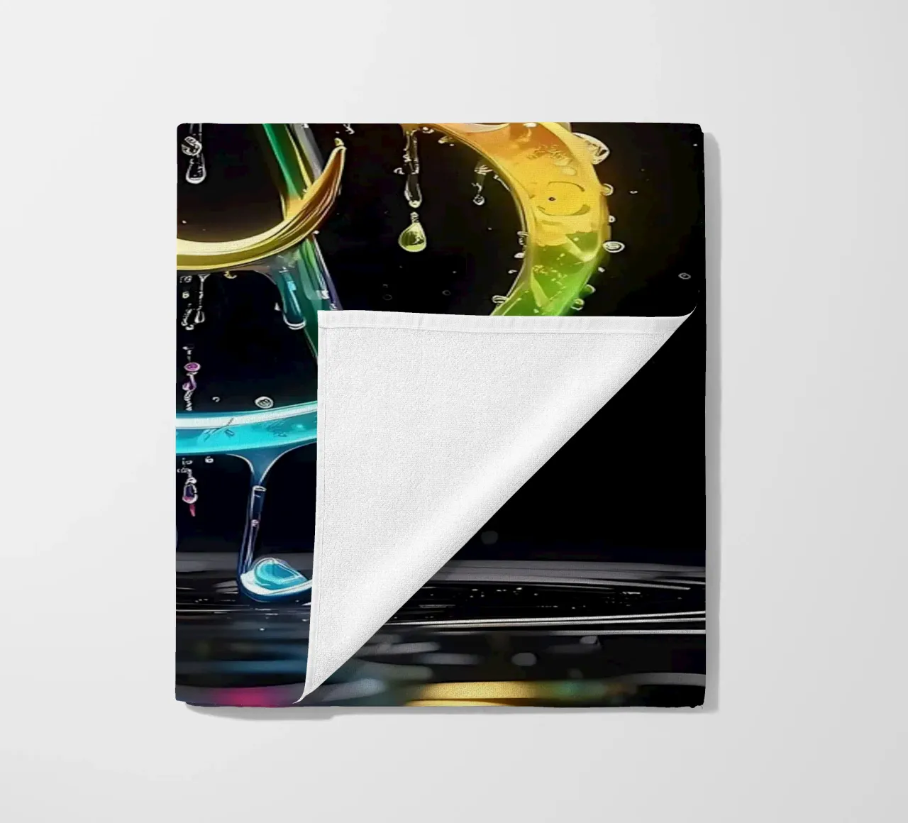 Gocce musicali colorate telo mare da LM2KONE