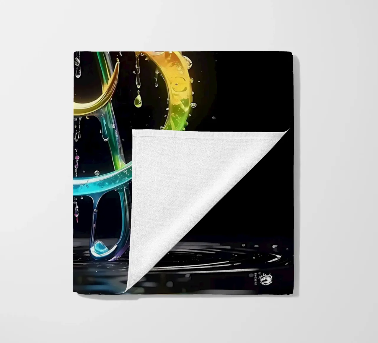 Gocce musicali colorate telo mare da LM2KONE